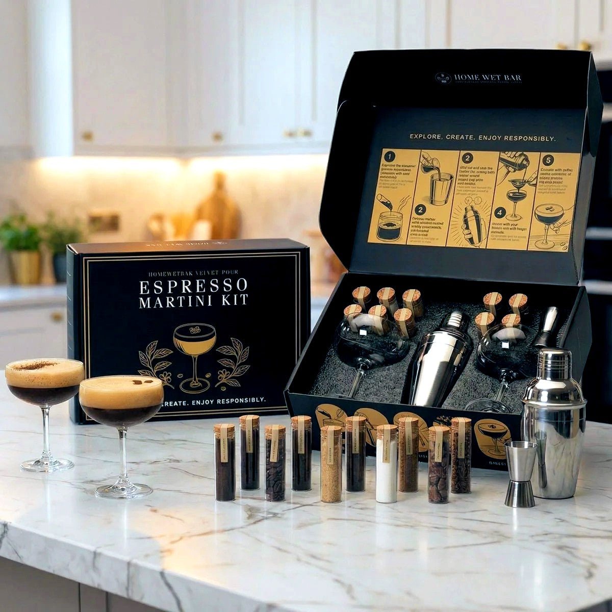 Velvet Pour Espresso Martini Kit - Infusion Cocktail Kit